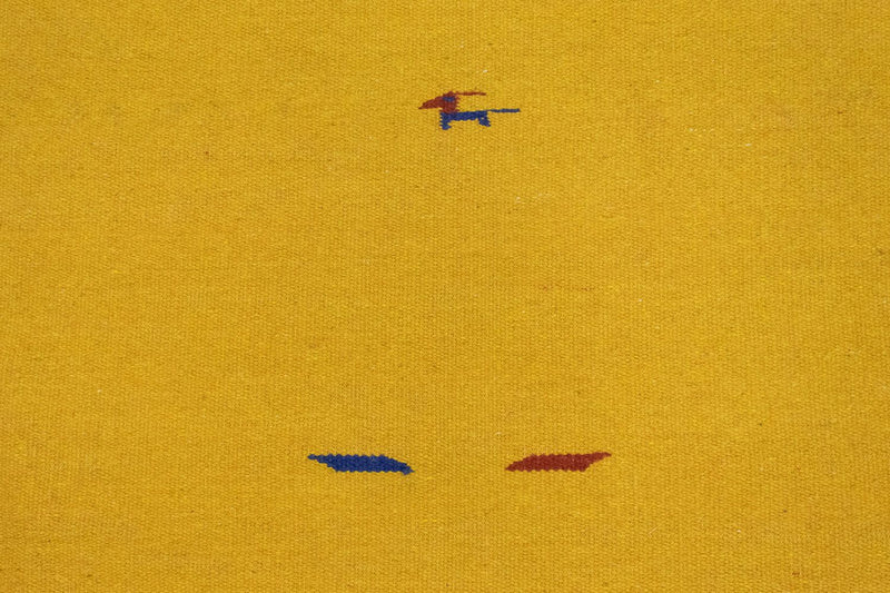 Dywan Kelim - modny - 180 x 120 cm - żółty