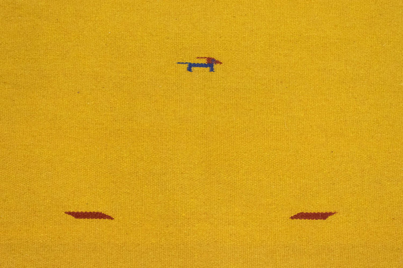 Dywan Kelim - modny - 180 x 120 cm - żółty