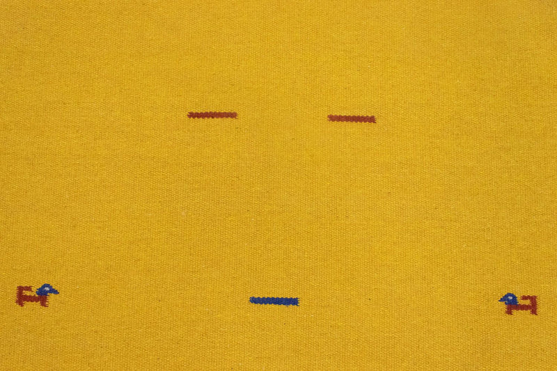 Dywan Kelim - modny - 180 x 120 cm - żółty