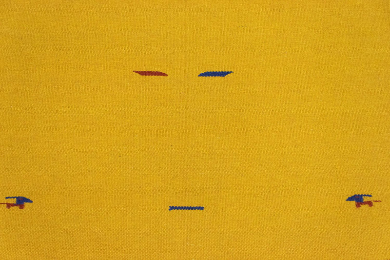 Dywan Kelim - modny - 180 x 120 cm - żółty