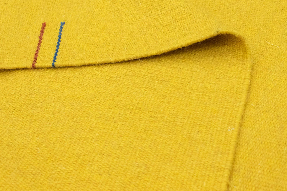 Dywan Kelim - modny - 180 x 120 cm - żółty