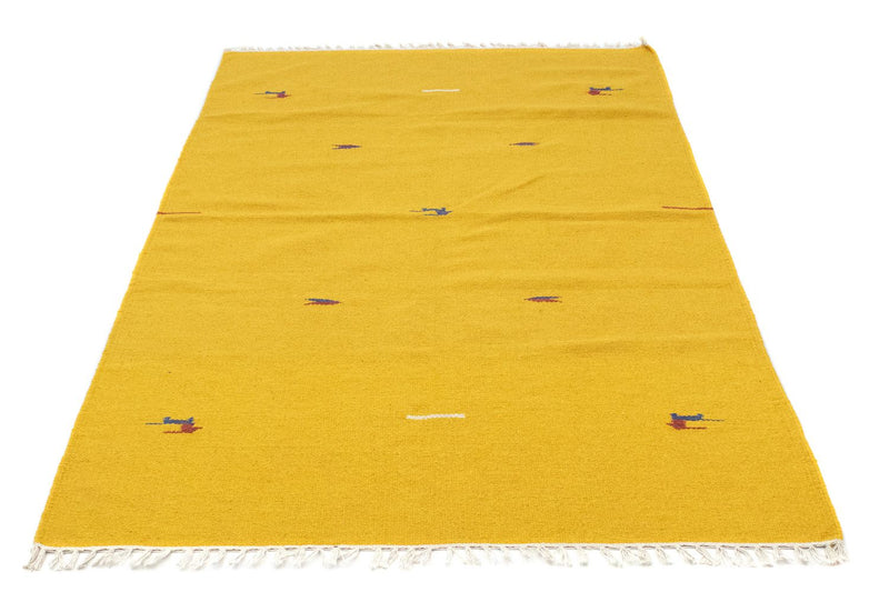 Dywan Kelim - modny - 180 x 120 cm - żółty