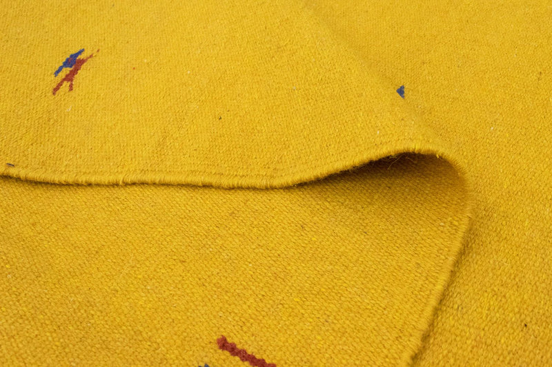 Dywan Kelim - modny - 180 x 120 cm - żółty