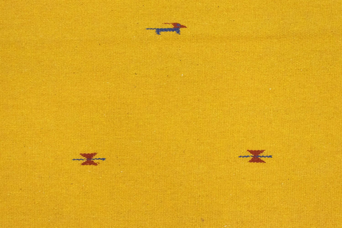 Dywan Kelim - modny - 180 x 120 cm - żółty