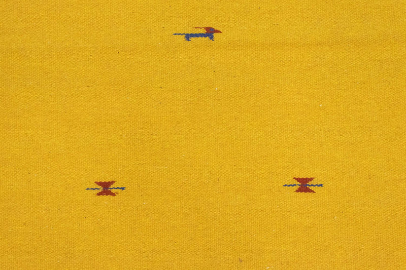 Dywan Kelim - modny - 180 x 120 cm - żółty