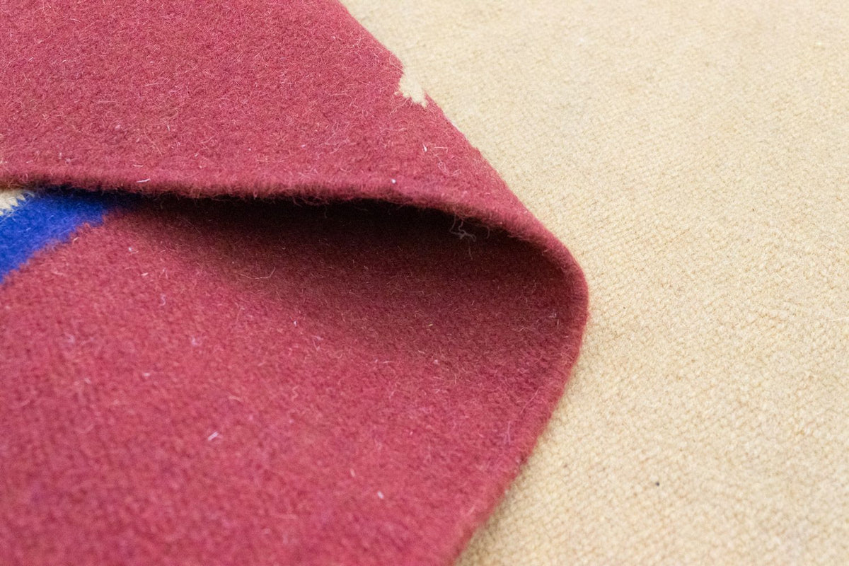 Dywan Kelim - modny - 200 x 140 cm - żółty