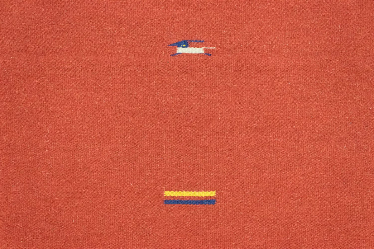 Dywan Kelim - modny - 180 x 120 cm - czerwony