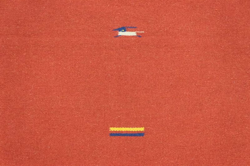 Dywan Kelim - modny - 180 x 120 cm - czerwony