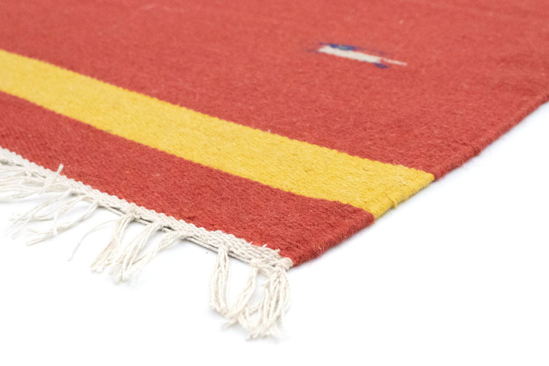 Dywan Kelim - modny - 180 x 120 cm - czerwony