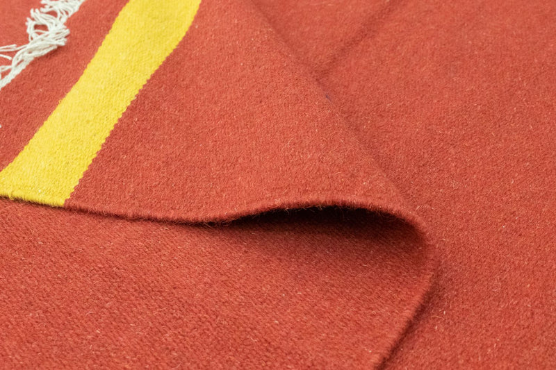 Dywan Kelim - modny - 180 x 120 cm - czerwony