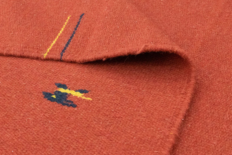 Dywan Kelim - modny - 180 x 120 cm - czerwony