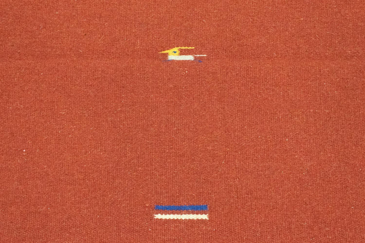 Dywan Kelim - modny - 180 x 120 cm - czerwony