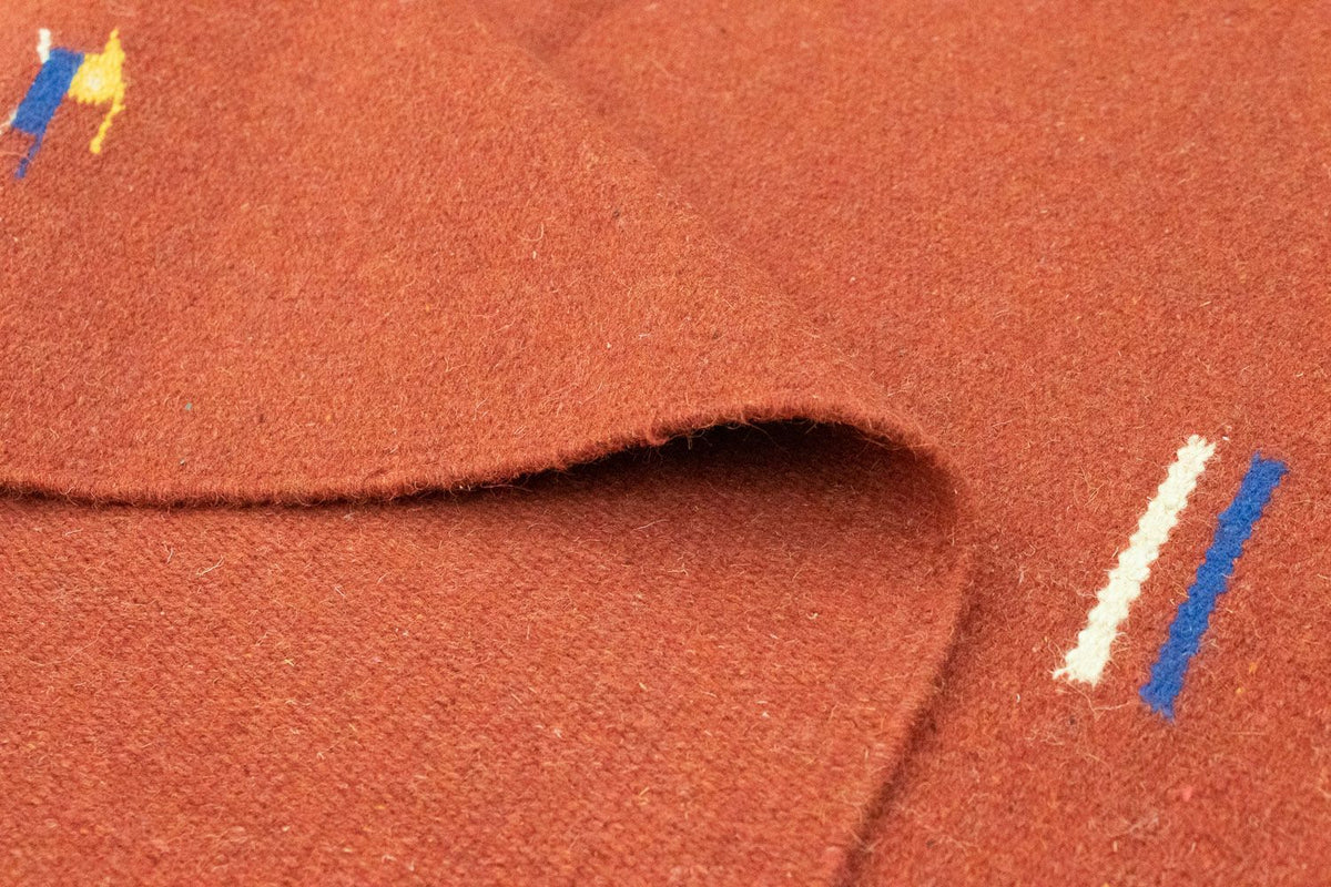 Dywan Kelim - modny - 180 x 120 cm - czerwony