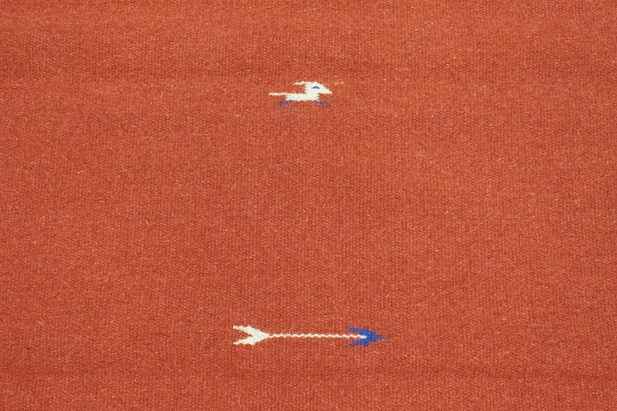 Dywan Kelim - modny - 180 x 120 cm - czerwony