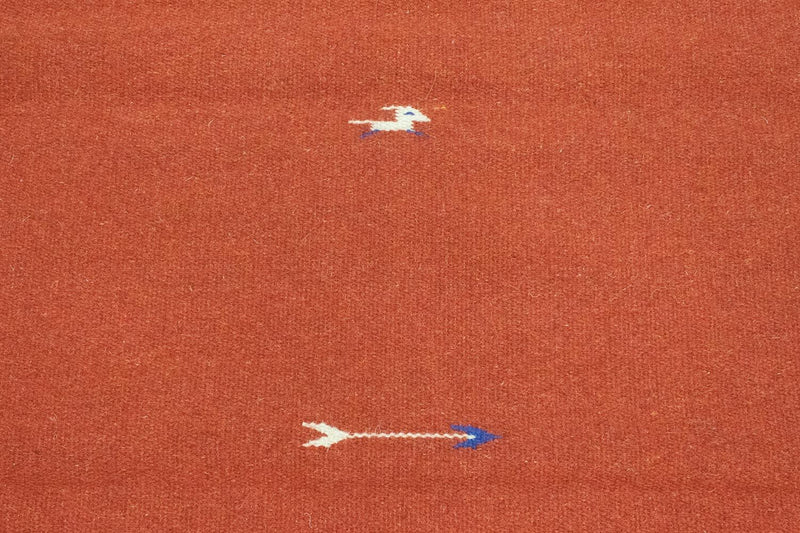 Dywan Kelim - modny - 180 x 120 cm - czerwony