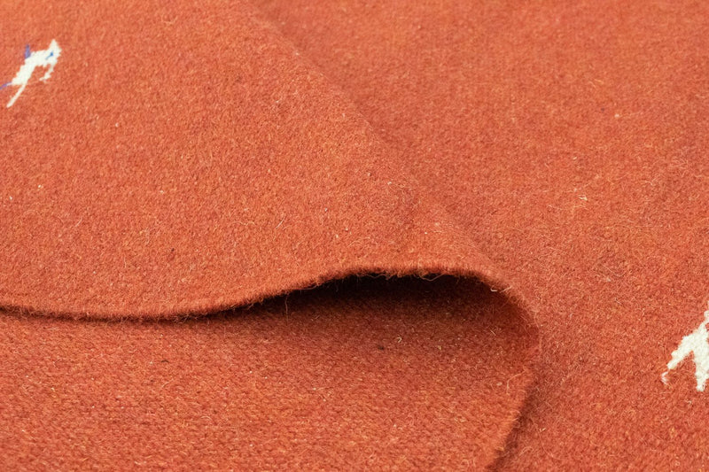 Dywan Kelim - modny - 180 x 120 cm - czerwony