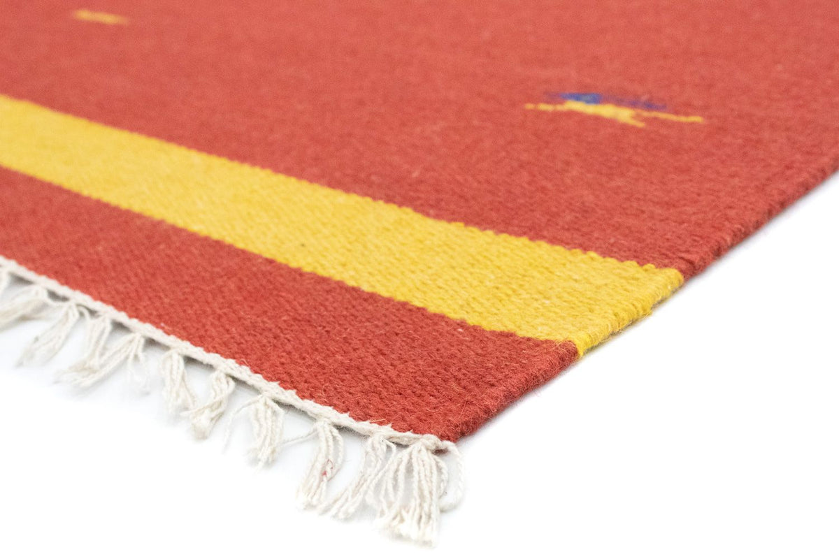Dywan Kelim - modny - 180 x 120 cm - czerwony