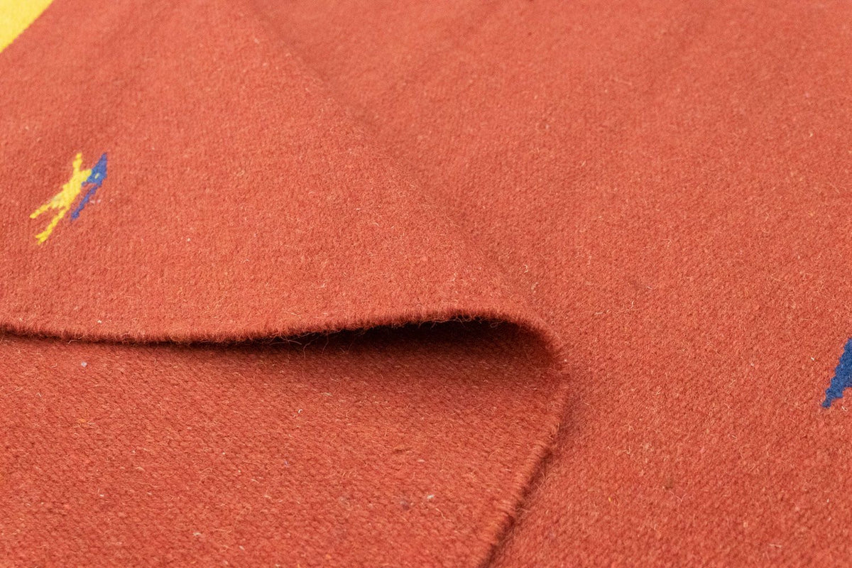 Dywan Kelim - modny - 180 x 120 cm - czerwony