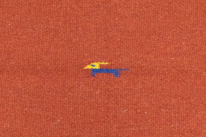 Dywan Kelim - modny - 180 x 120 cm - czerwony