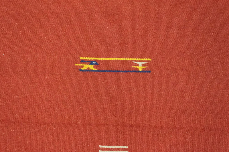 Dywan Kelim - modny - 180 x 120 cm - czerwony