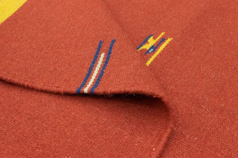 Dywan Kelim - modny - 180 x 120 cm - czerwony