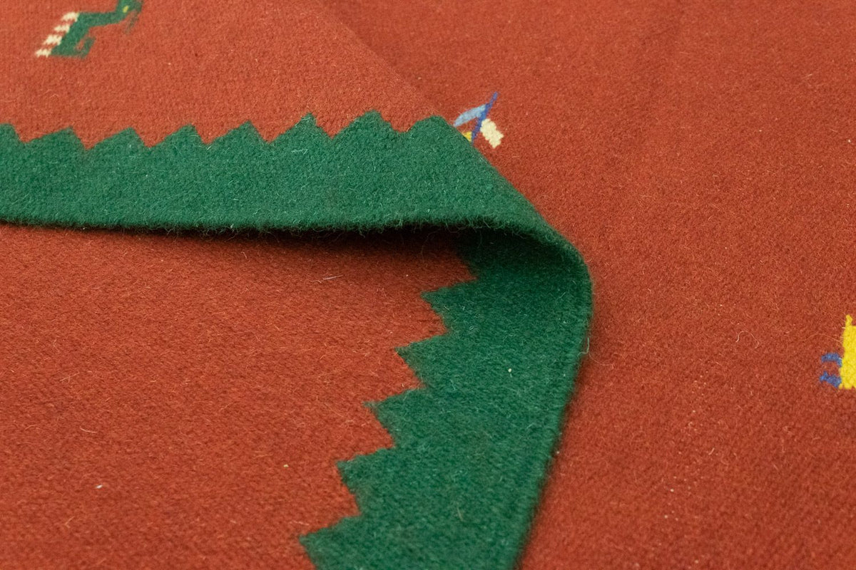 Dywan Kelim - modny - 180 x 120 cm - czerwony