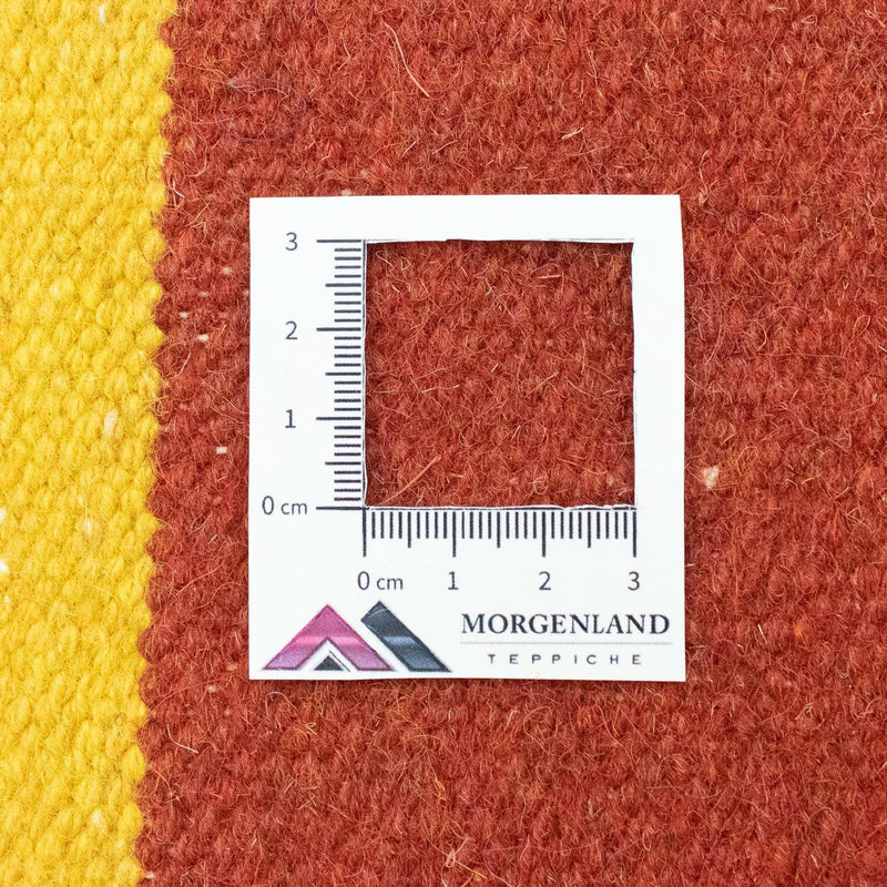 Dywan Kelim - modny - 180 x 120 cm - pomarańczowy