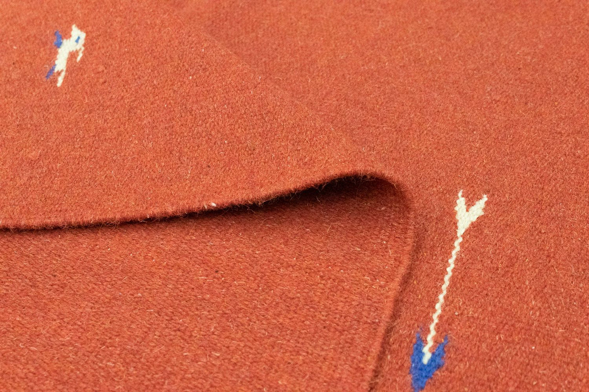 Dywan Kelim - modny - 180 x 120 cm - czerwony