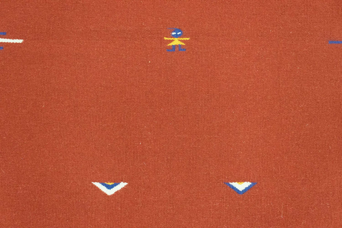 Dywan Kelim - modny - 180 x 120 cm - czerwony