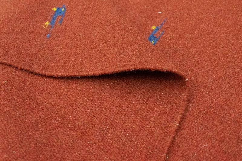 Dywan Kelim - modny - 180 x 120 cm - czerwony