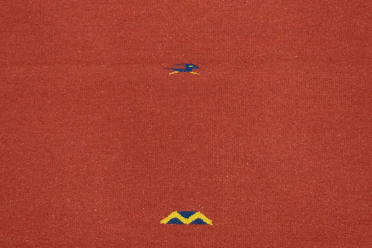 Dywan Kelim - modny - 180 x 120 cm - czerwony