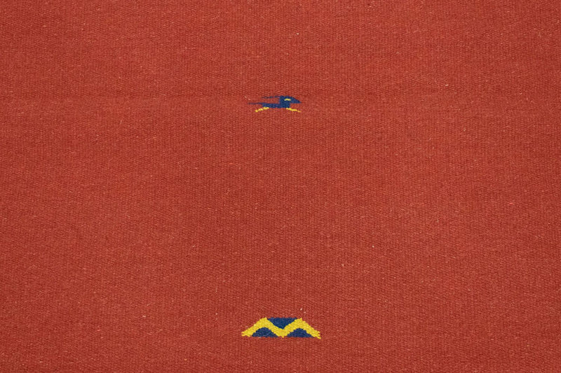 Dywan Kelim - modny - 180 x 120 cm - czerwony