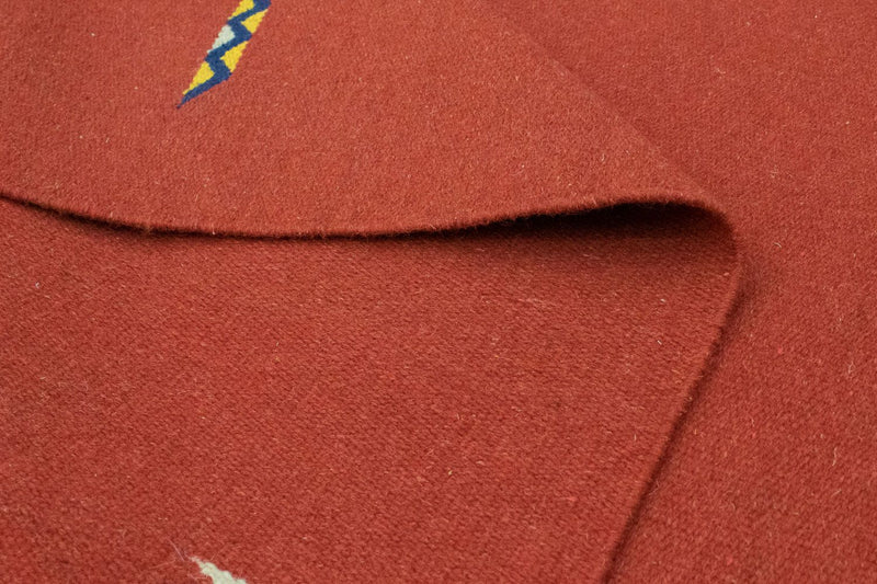 Dywan Kelim - modny - 180 x 120 cm - czerwony