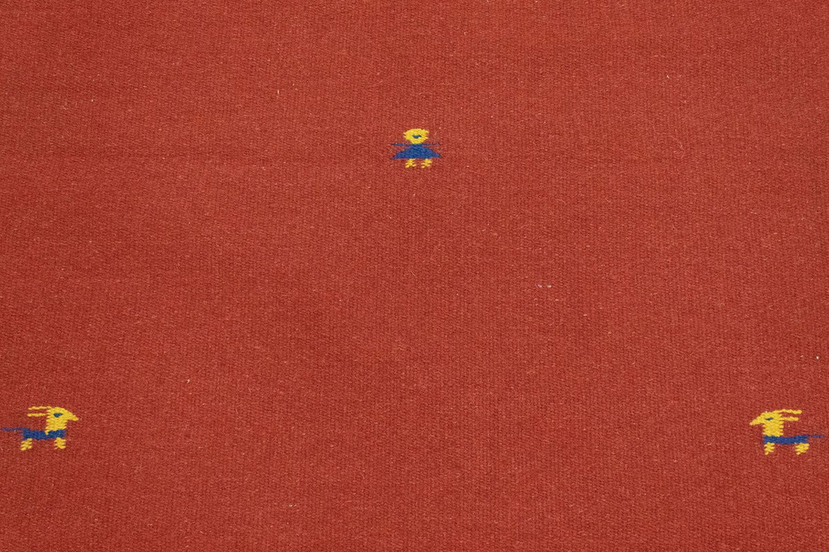 Dywan Kelim - modny - 180 x 120 cm - czerwony