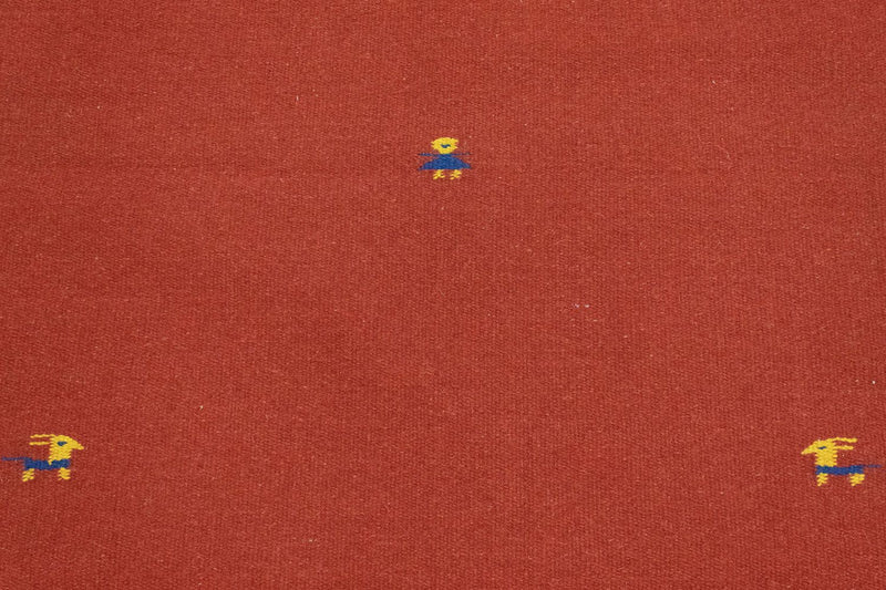 Dywan Kelim - modny - 180 x 120 cm - czerwony