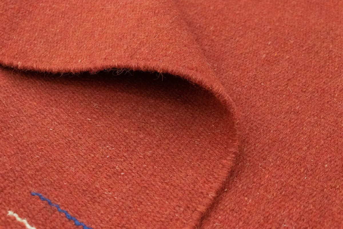 Dywan Kelim - modny - 180 x 120 cm - czerwony