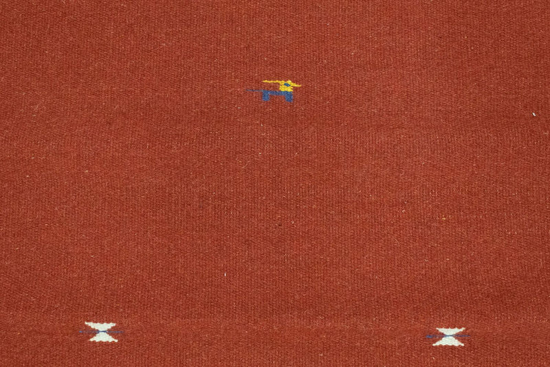 Dywan Kelim - modny - 180 x 120 cm - czerwony