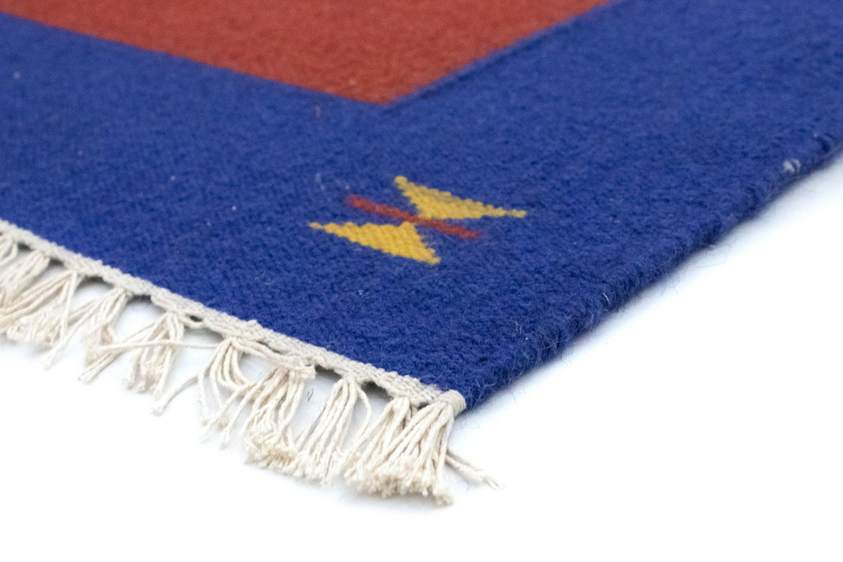 Dywan Kelim - modny - 180 x 120 cm - czerwony