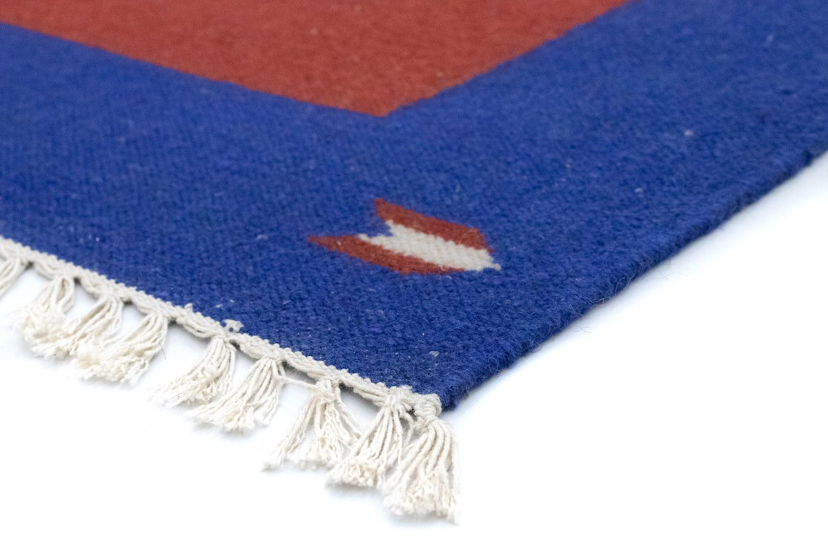 Dywan Kelim - modny - 180 x 120 cm - czerwony