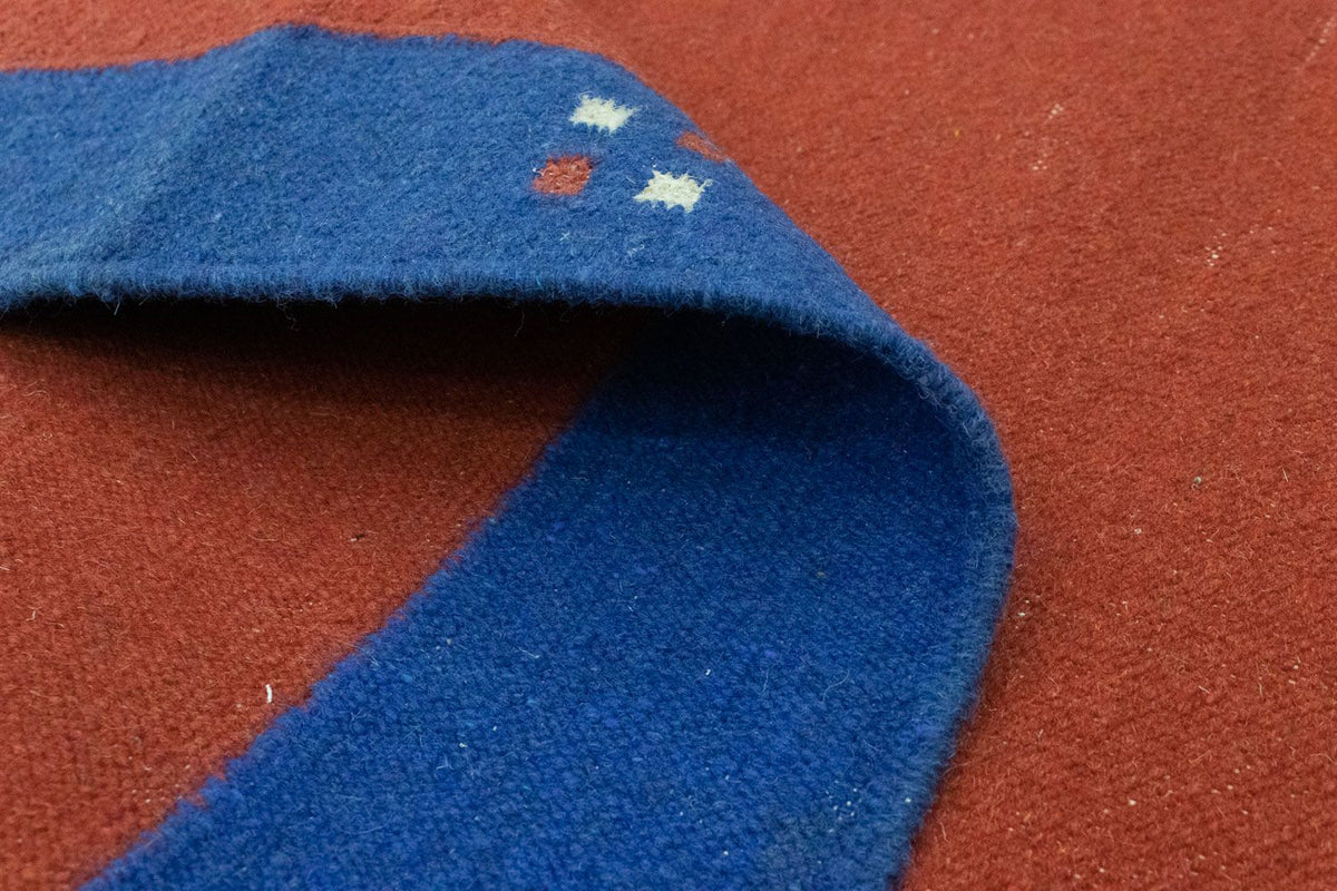 Dywan Kelim - modny - 180 x 120 cm - czerwony