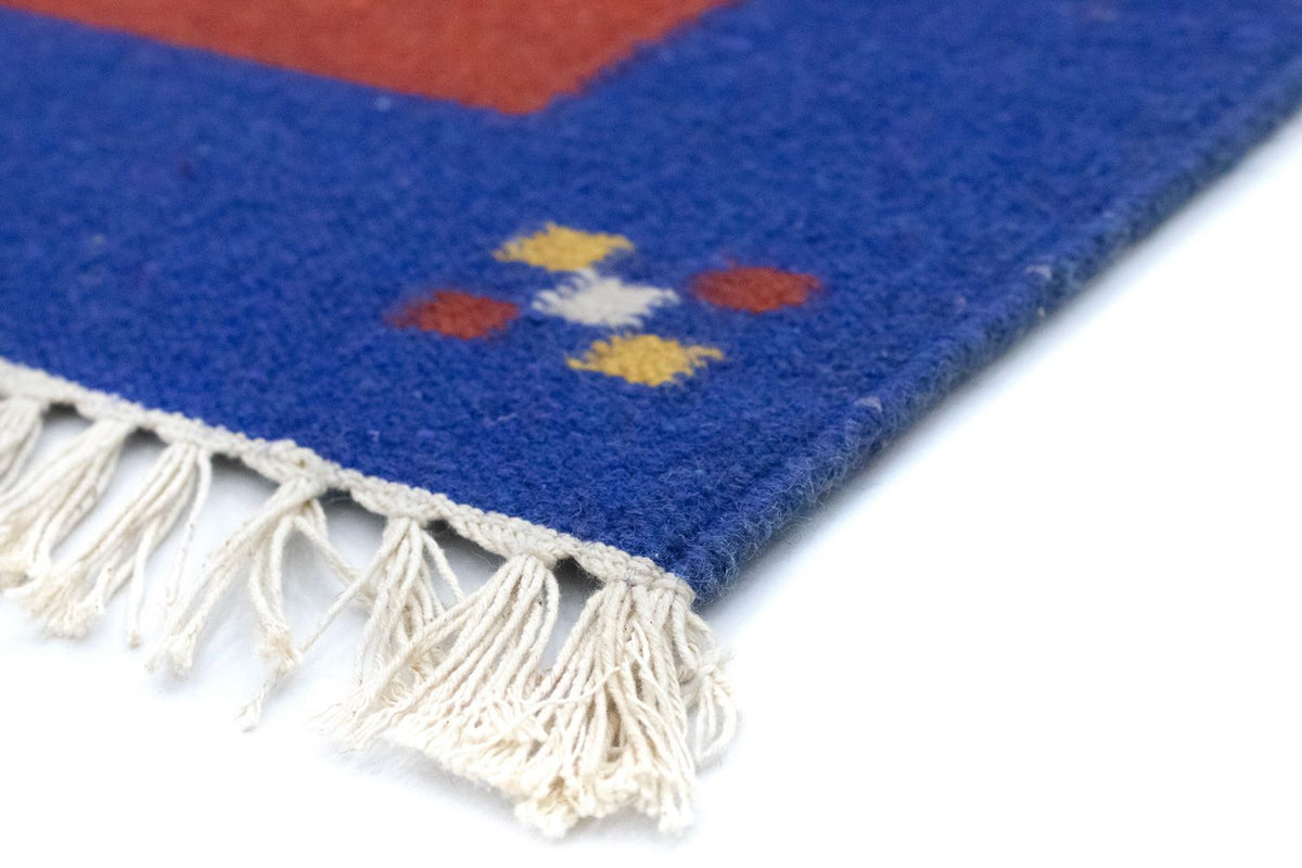 Dywan Kelim - modny - 180 x 120 cm - czerwony