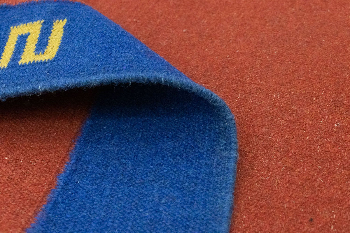 Dywan Kelim - modny - 180 x 120 cm - czerwony