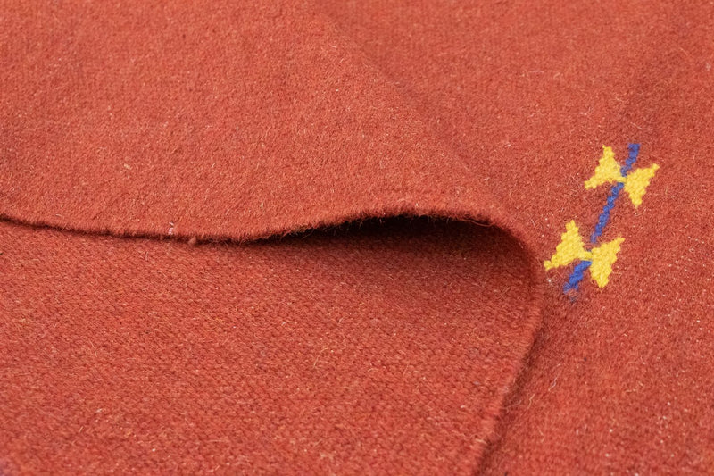 Dywan Kelim - modny - 180 x 120 cm - czerwony