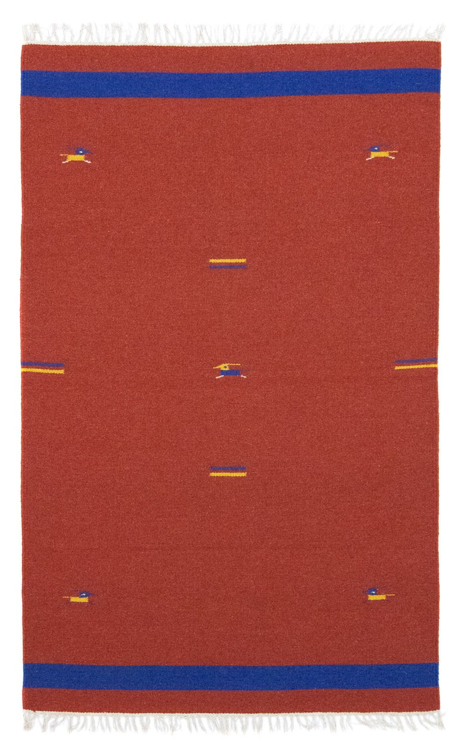 Dywan Kelim - modny - 180 x 120 cm - czerwony