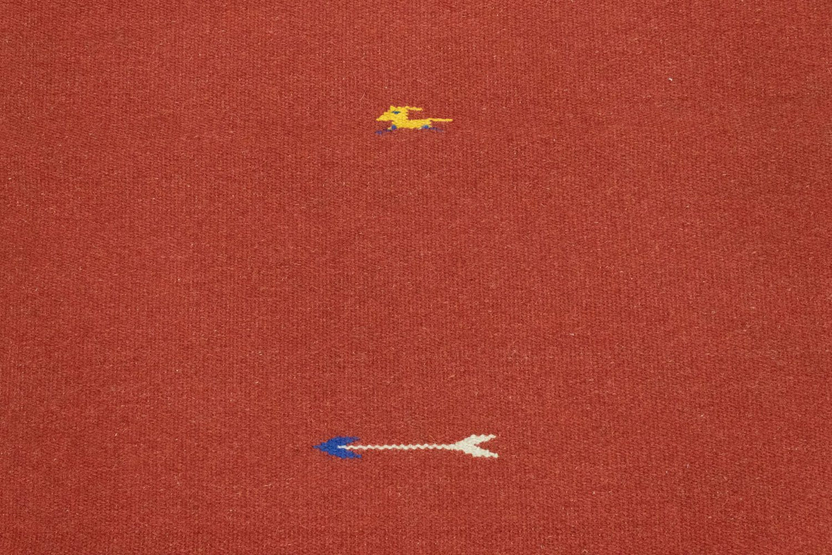 Dywan Kelim - modny - 180 x 120 cm - czerwony