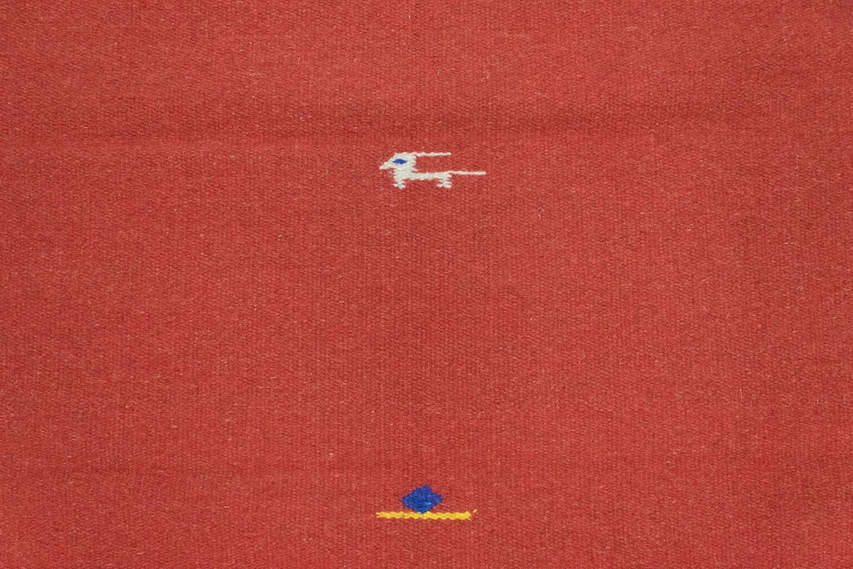 Dywan Kelim - modny - 180 x 120 cm - czerwony