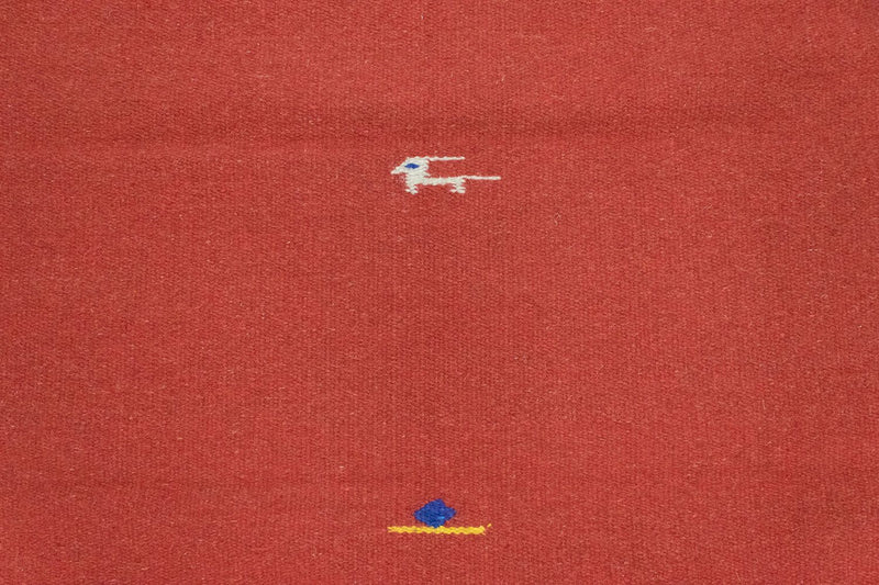 Dywan Kelim - modny - 180 x 120 cm - czerwony