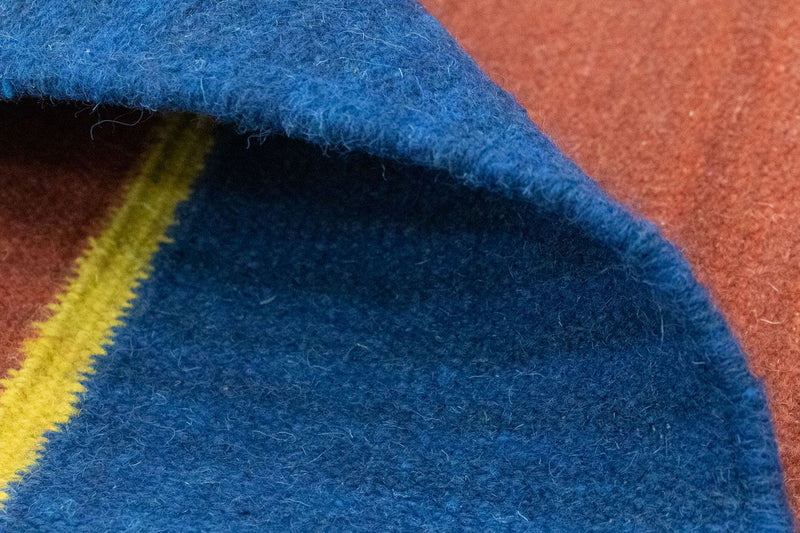 Dywan Kelim - modny - 200 x 140 cm - pomarańczowy