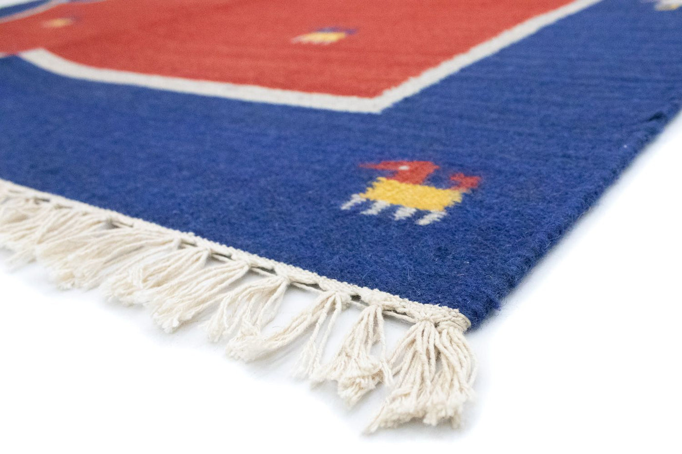 Nowoczesny kilim Dywan 200x140cm - Dywan wełniany