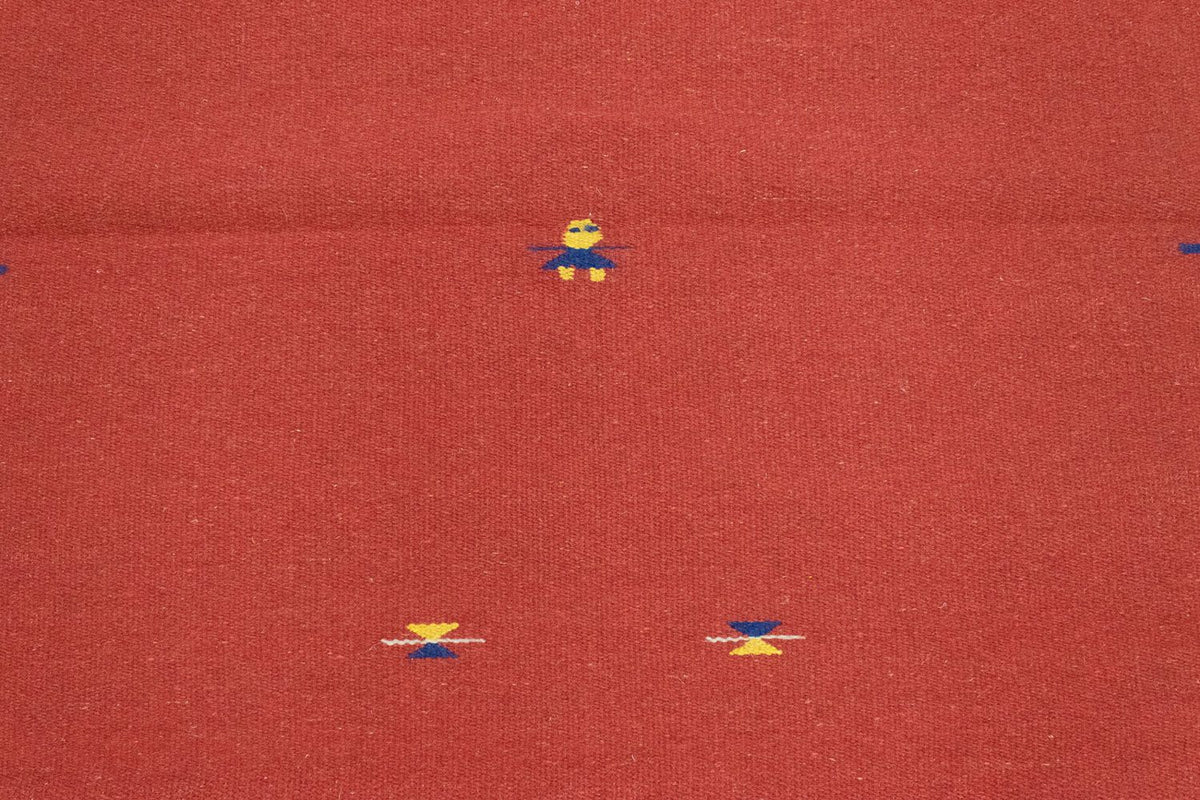 Dywan Kelim - modny - 180 x 120 cm - czerwony